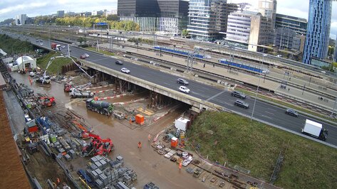 Webcam Zuidasdok Amsterdam